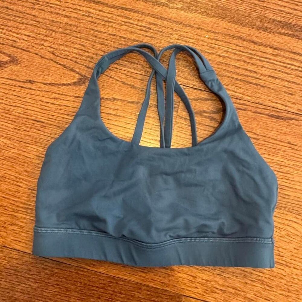 Lululemon Women's Blue and Grey Bra